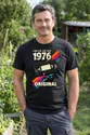 Koszulka męska czarna na 50 urodziny rocznik 1976 kaseta VHS prezent, zdjęcie 7