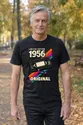 Koszulka męska czarna na 70 urodziny rocznik 1956 kaseta VHS prezent, zdjęcie 8