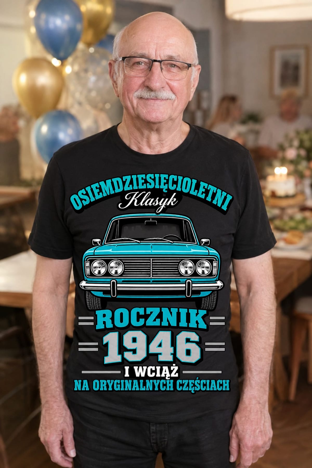 Czarna wersja tej koszulki