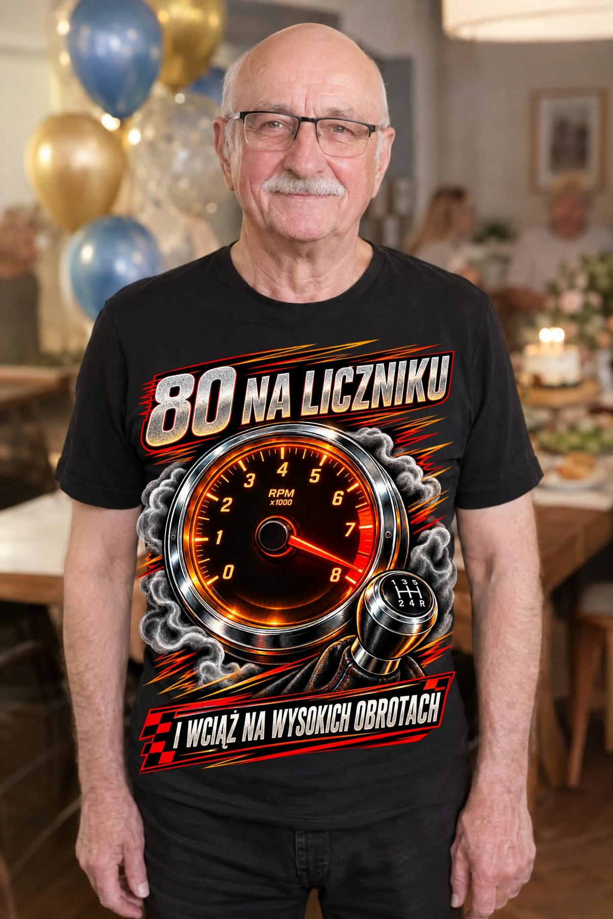 Czarna wersja tej koszulki