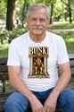 Koszulka męska biała boski siedemdziesięciolatek na 70 urodziny lew, zdjęcie 1