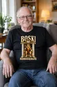 Koszulka męska czarna na 80 urodziny lew król boski prezent, zdjęcie 4