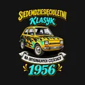 Koszulka męska czarna na 70 urodziny rocznik 1956 Maluch prezent, zdjęcie 2