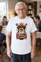 Koszulka męska biała na 80 urodziny grill master prezent dla dziadka, zdjęcie 8