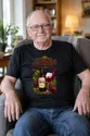 Koszulka męska czarna jak wino na 70 urodziny rocznik 1956 prezent, zdjęcie 7