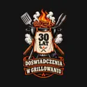 Koszulka męska czarna na 30 urodziny grillmaster prezent dla taty, zdjęcie 2