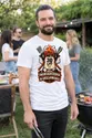 Koszulka męska biała na 30 urodziny grillmaster prezent dla taty, zdjęcie 5