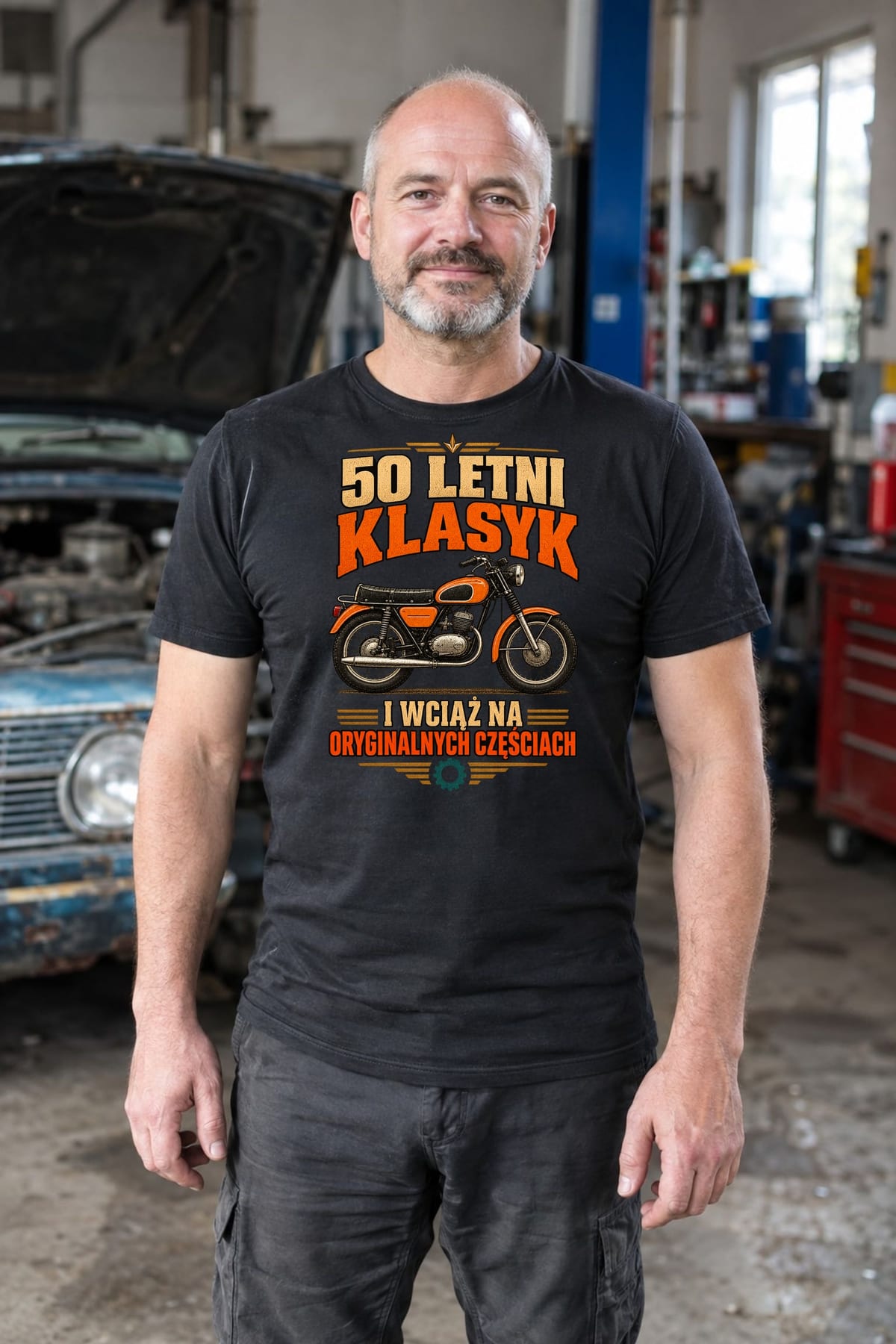 Czarna wersja tej koszulki