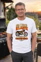 Koszulka męska biała na 50 urodziny WSK klasyk motocykl prezent, zdjęcie 1