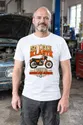 Koszulka męska biała na 50 urodziny WSK klasyk motocykl prezent, zdjęcie 8