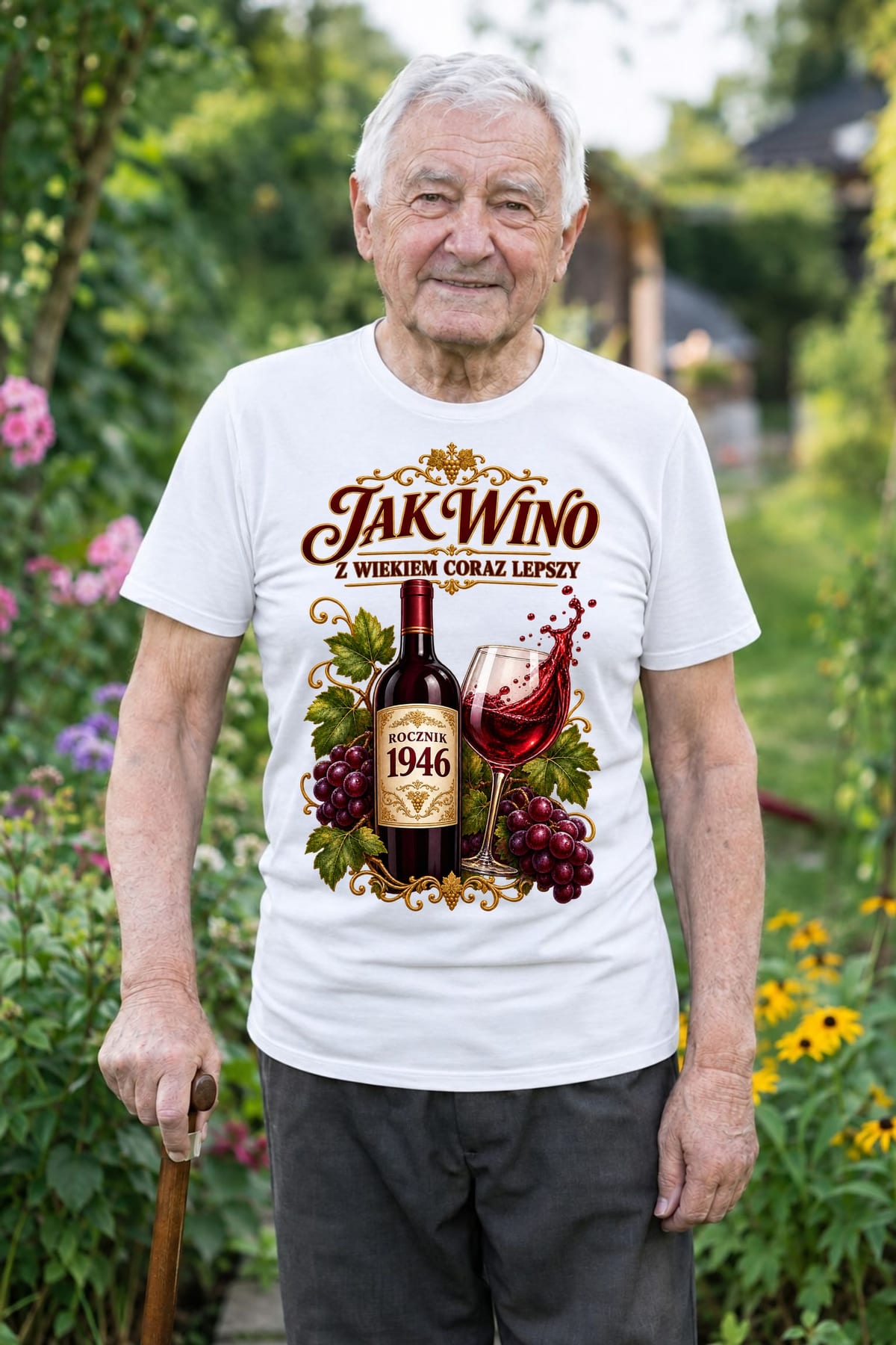 Biała wersja tej koszulki