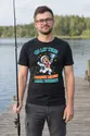 Koszulka męska czarna na 40 urodziny astronauta pierwsze miejsce prezent, zdjęcie 3