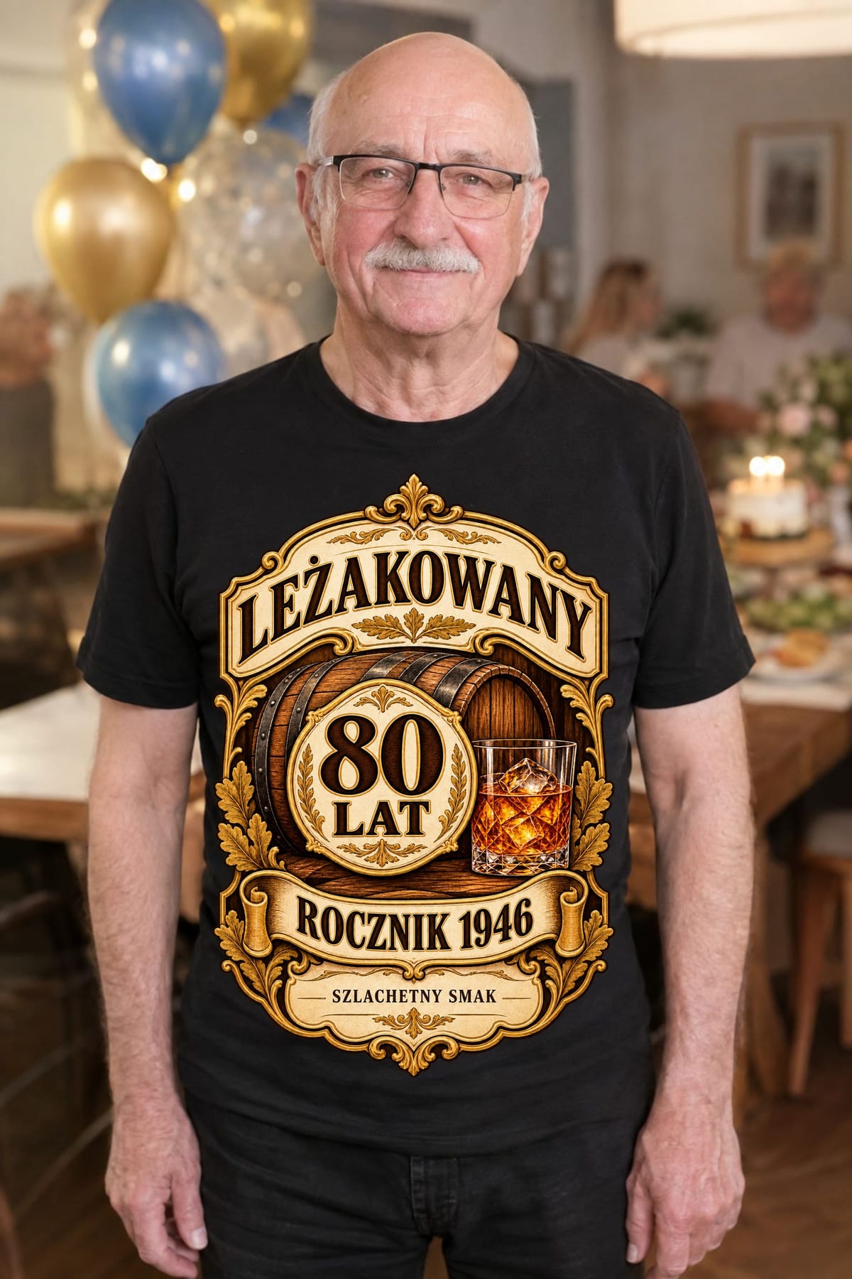 Czarna wersja tej koszulki