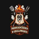 Koszulka męska czarna na 60 urodziny grill master prezent dla taty, zdjęcie 2