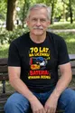 Koszulka męska czarna na 70 urodziny bateria wymagana drzemka prezent, zdjęcie 4