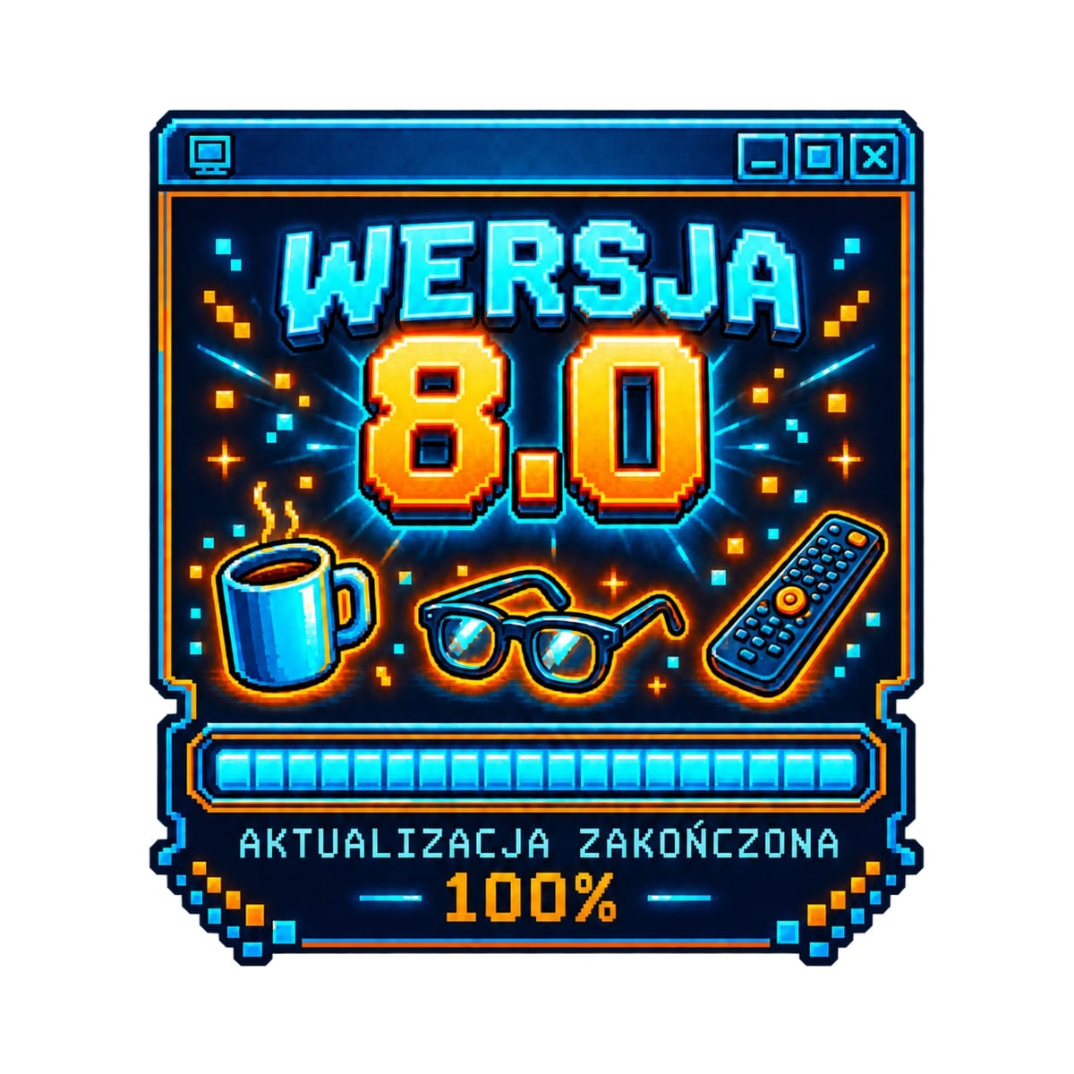 Koszulka męska biała na 80 urodziny wersja 8 0 śmieszna prezent, zdjęcie 2