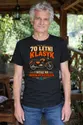 Koszulka męska czarna na 70 urodziny motocykl WSK klasyk prezent, zdjęcie 3