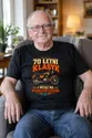 Koszulka męska czarna na 70 urodziny motocykl WSK klasyk prezent, zdjęcie 7