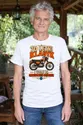 Koszulka męska biała na 70 urodziny motocykl WSK klasyk prezent, zdjęcie 4