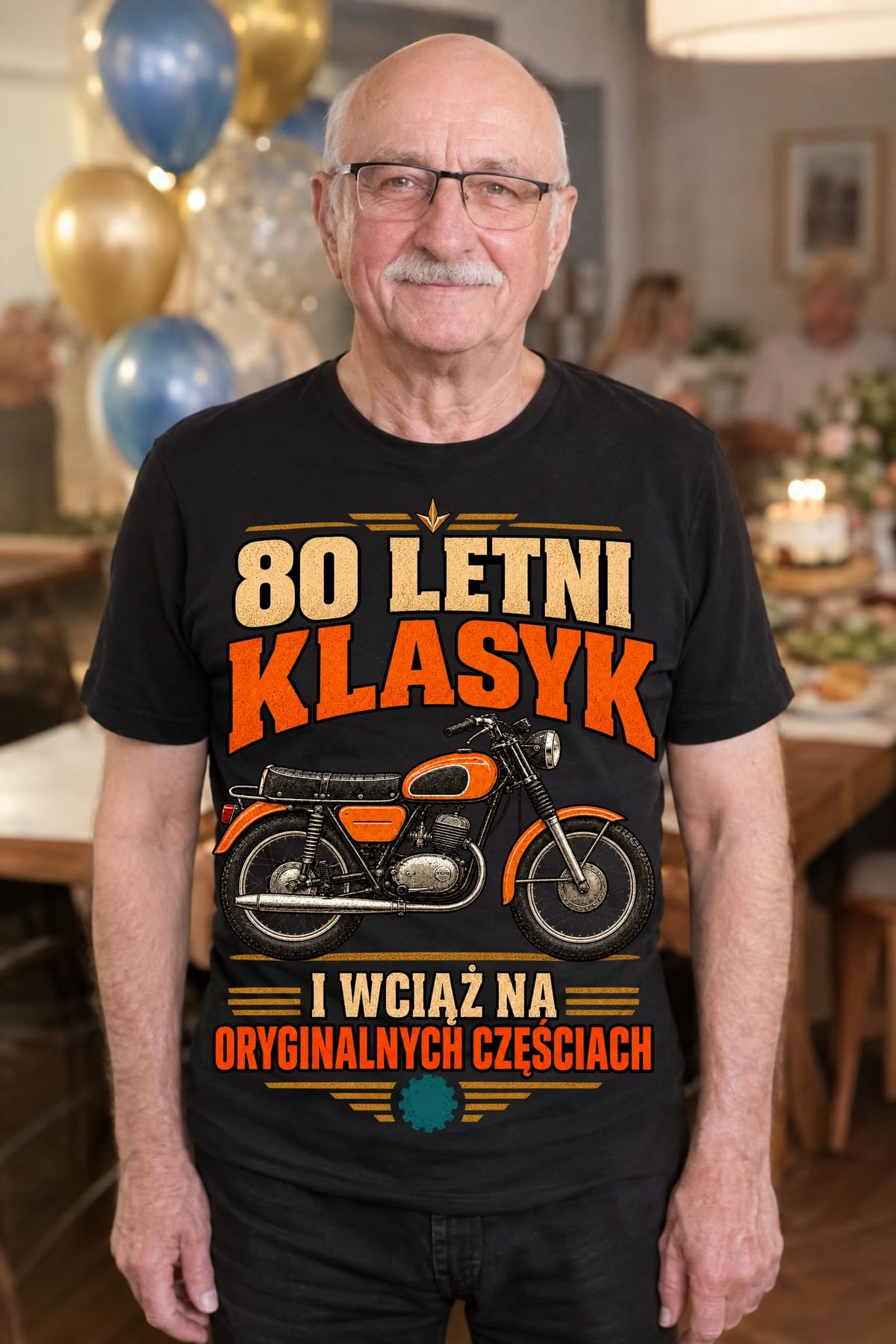 Czarna wersja tej koszulki
