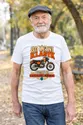 Koszulka męska biała na 80 urodziny motocykl WSK klasyk prezent, zdjęcie 5