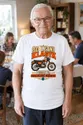 Koszulka męska biała na 80 urodziny motocykl WSK klasyk prezent, zdjęcie 8