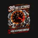 Koszulka męska czarna na 30 urodziny 30 na liczniku kierowca prezent, zdjęcie 2