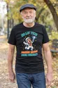 Koszulka męska czarna na 80 urodziny byłem pierwszy astronauta prezent, zdjęcie 8