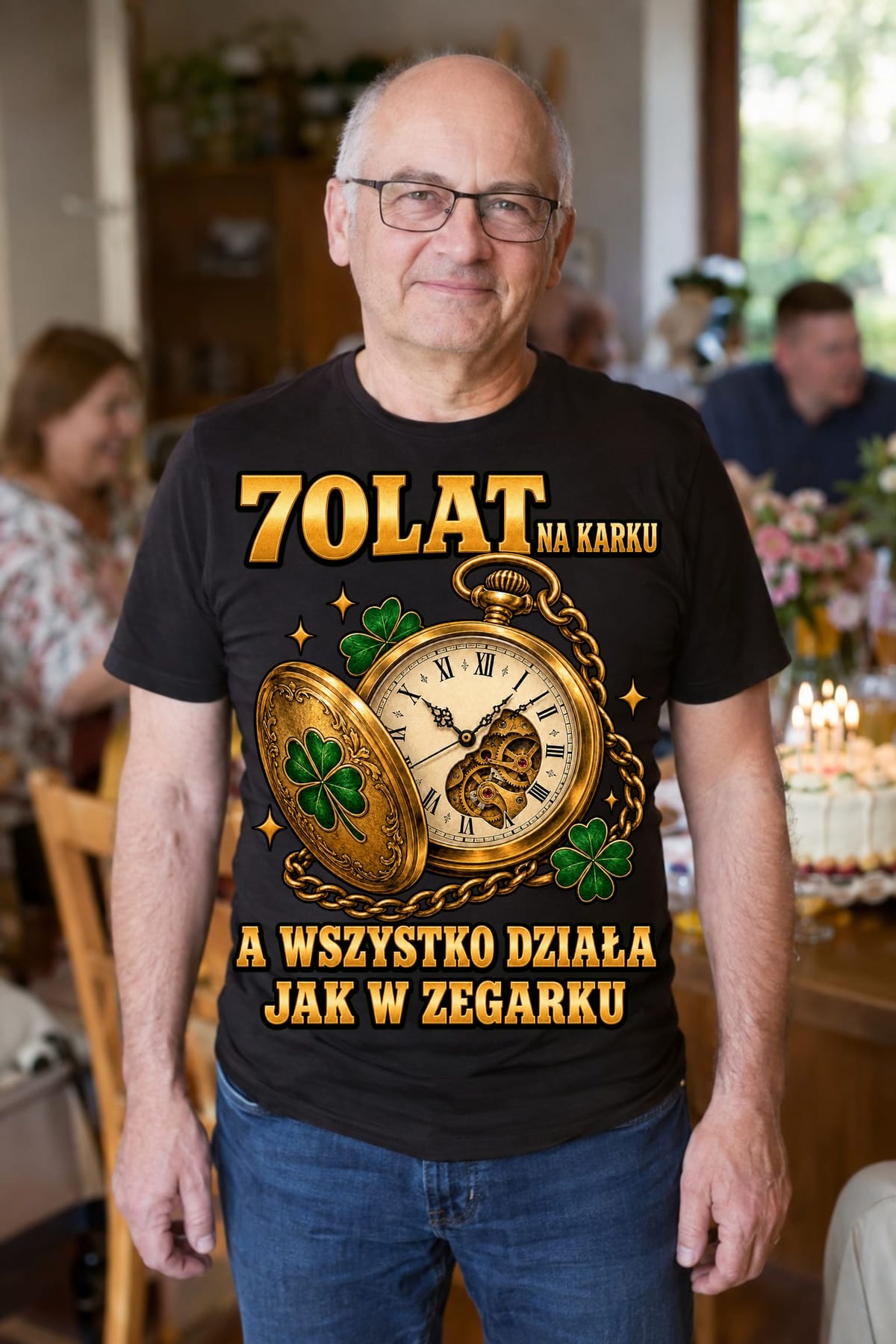 Czarna wersja tej koszulki