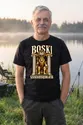Koszulka męska czarna na 60 urodziny boski sześćdziesięciolatek lew, zdjęcie 4