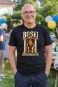 Koszulka męska czarna na 60 urodziny boski sześćdziesięciolatek lew, zdjęcie 5