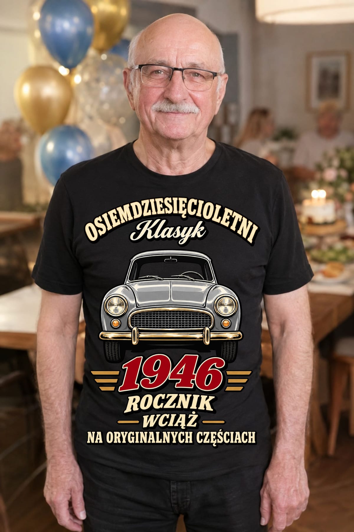Czarna wersja tej koszulki