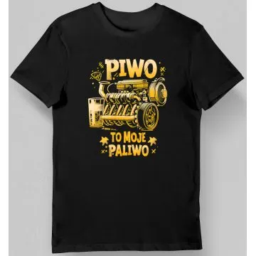 Koszulka Piwo moje paliwo czarna