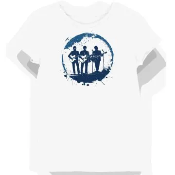 Koszulka damska biała z motywem zespołu The Beatles