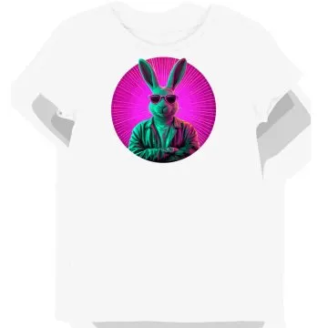 Koszulka damska biała z nadrukiem Jojo Rabbit