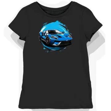Koszulka damska czarna Zapierający Dech Styl Ford GT