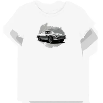 Koszulka damska biała Aston Martin DB5: Klasyczna Elegancja Motoryzacji