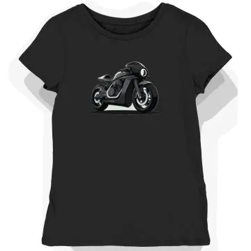 Koszulka damska czarna Motocyklowa Norton Futuro
