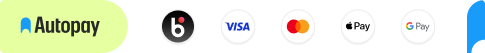 Płatności Autopay: BLIK, Visa, Mastercard, Apple Pay, Google Pay