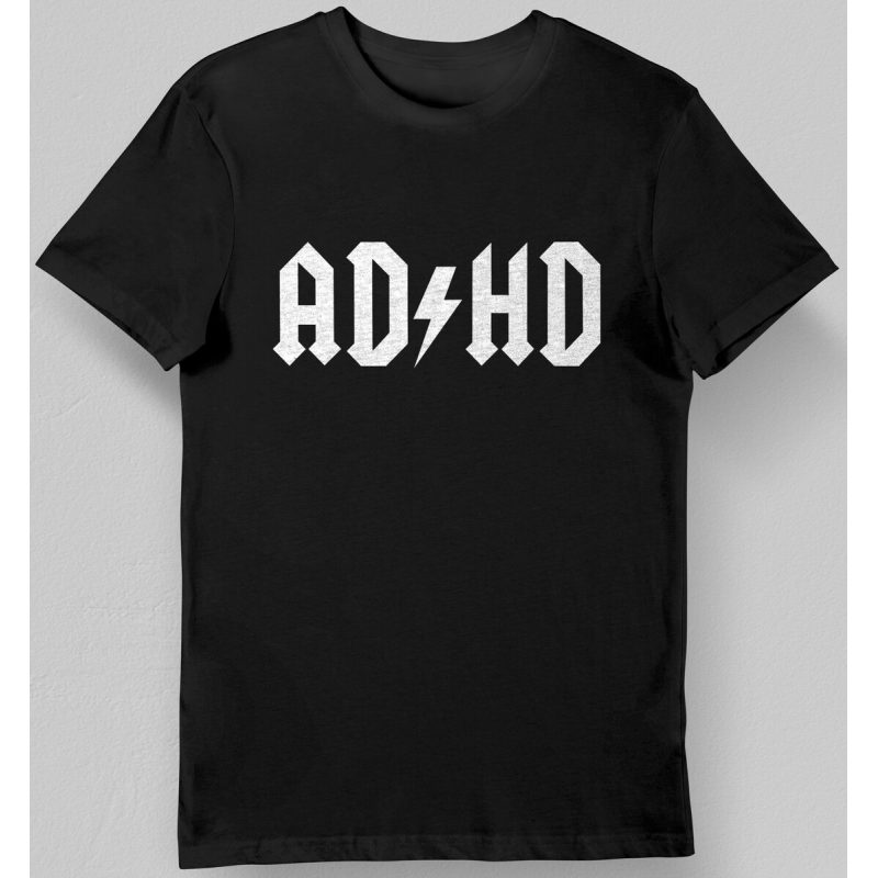 Koszulka ADHD czarna