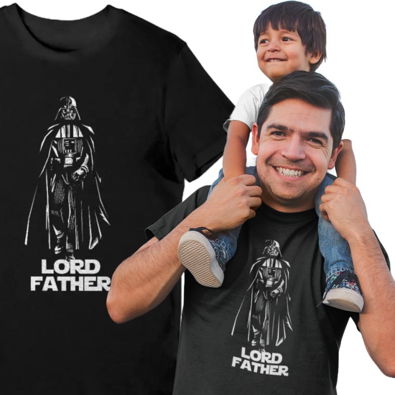 Koszulka na dzień ojca Lord Father czarna