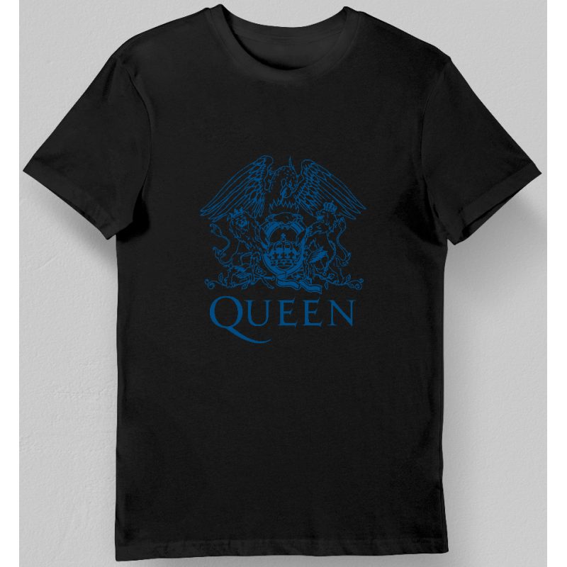 Koszulka męska zespół the queen zespół czarna