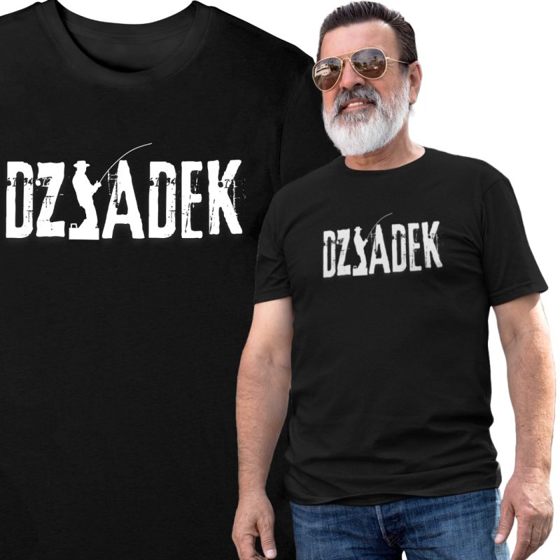 Koszulka dla dziadka Dziadek wędkarz ryby wędka prezent dzień dziadka