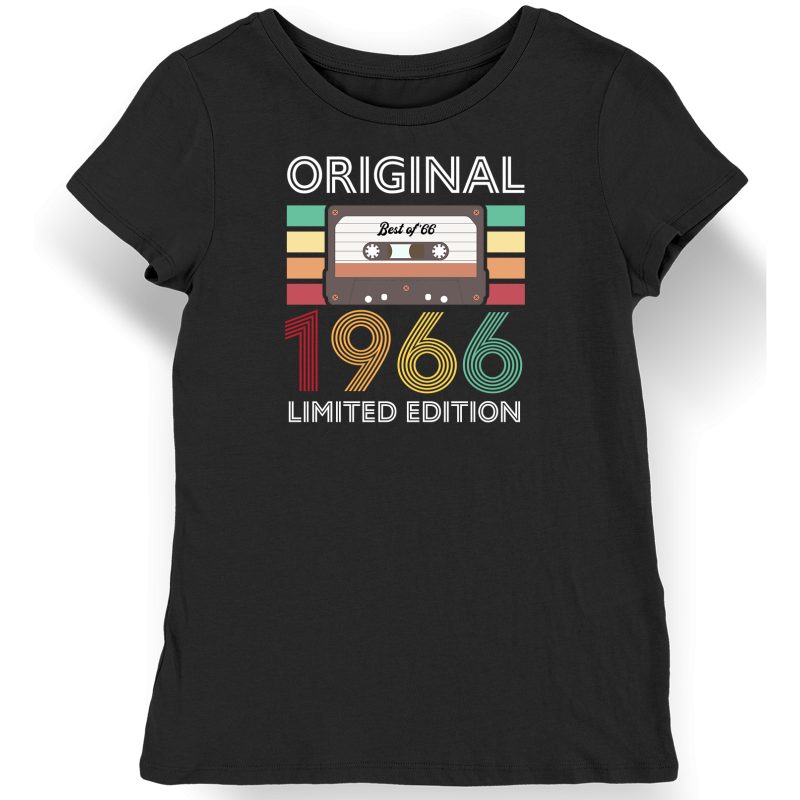 Koszulka damska na 60 urodziny original limited edition kaseta czarna