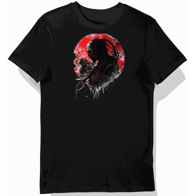 Koszulka męska czarna z motywem metalowej muzyki Slipknot