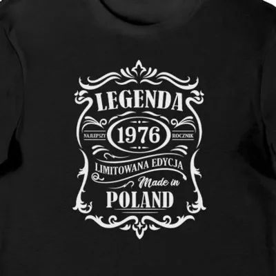 Koszulka męska 50 urodziny 1976 legenda limitowana edycja 50 lat