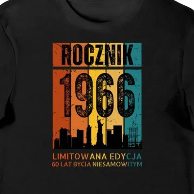 Koszulka męska na 60 urodziny 60 lat bycia niesamowitym limited edition