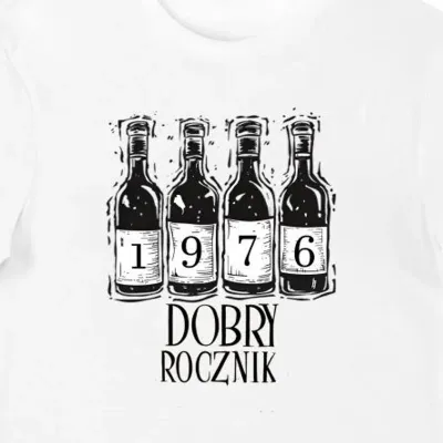 Koszulka na 50 urodziny 1976 dobry rocznik prezent na 50 urodziny