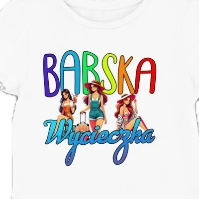 Koszulka damska babska wycieczka biała
