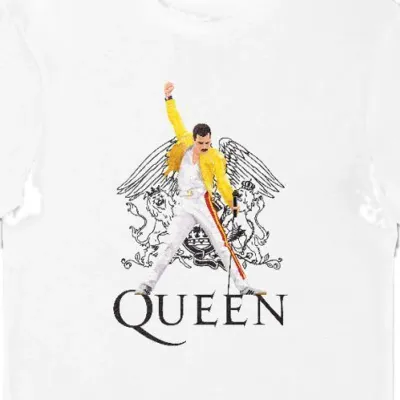 Koszulka męska queen Freddie mercury biała